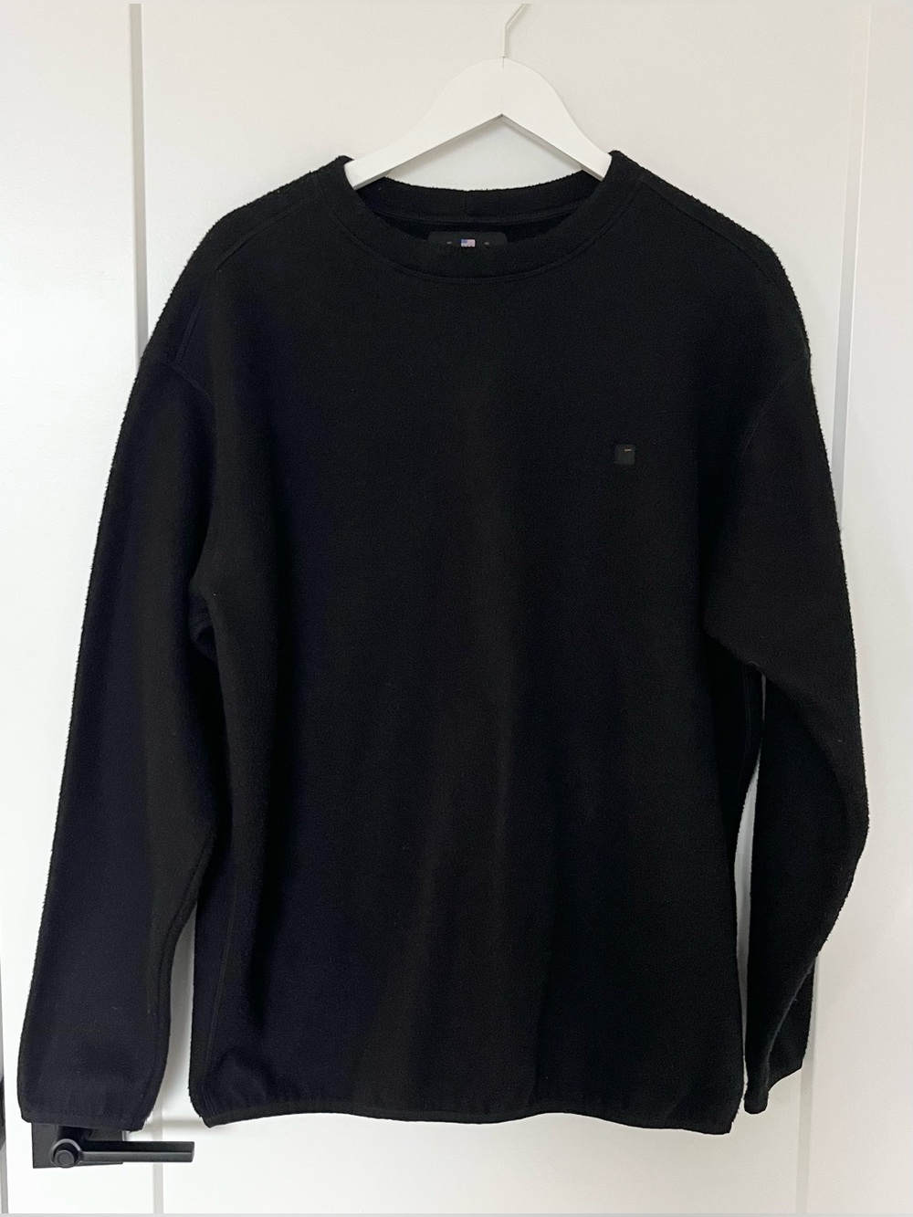 Smith + Rogue Neihart Fleece Crewneck Sweatshirt Men's Size L Polartec Black
